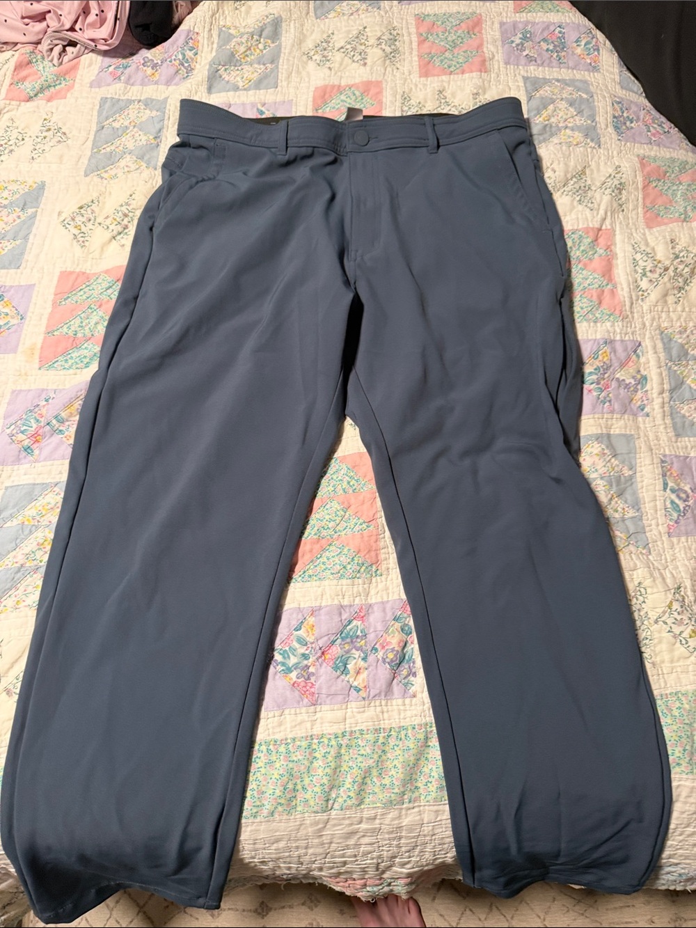 Hurley Men's Straight Leg Pants in Slate Blue